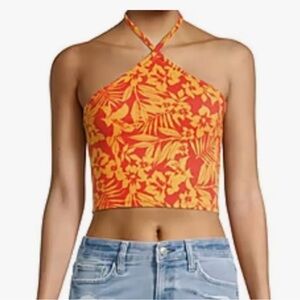 Arizona Jean Co tropical halter top